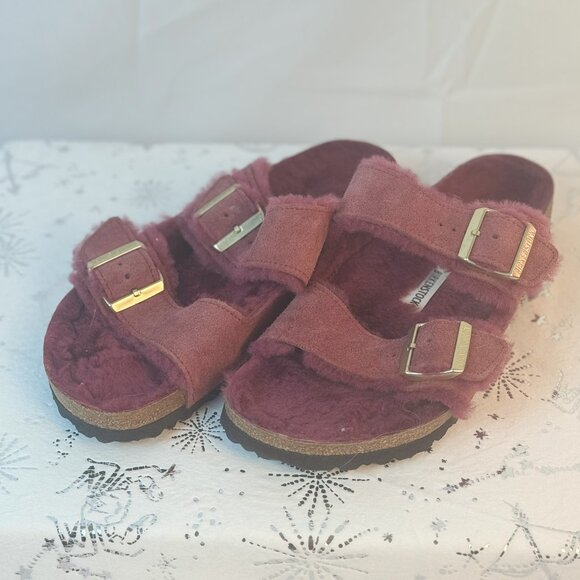 Birkenstock Shoes - Birkenstock Arizona Shearling Sandals